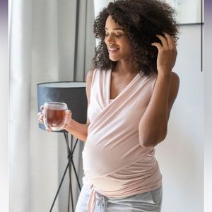 Seraphine Blush Cotton Skin to Skin Top, XS, never worn